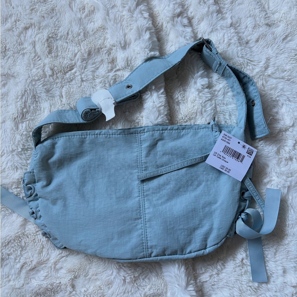 American Eagle Outfitters Blue Crossbody Bag Canvas